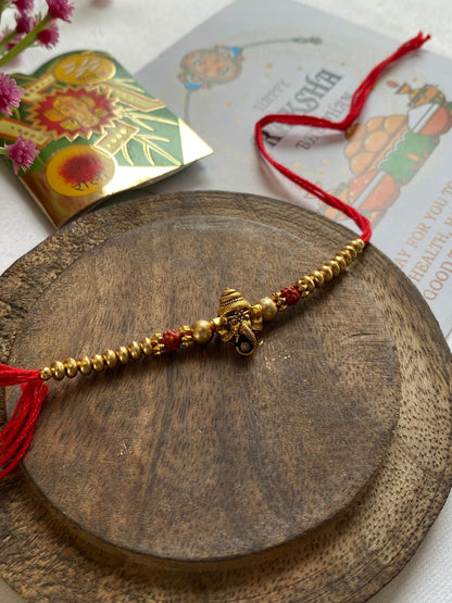 Ganesha Rudraksha Rakhi
