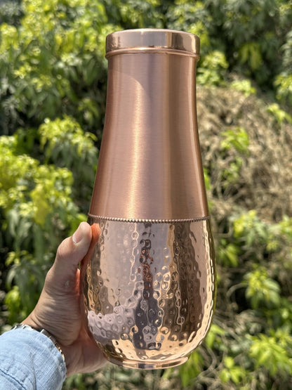 Hammered Water Bottle – Pure Copper