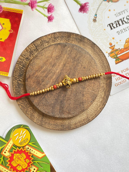 Ganesha Rudraksha Rakhi