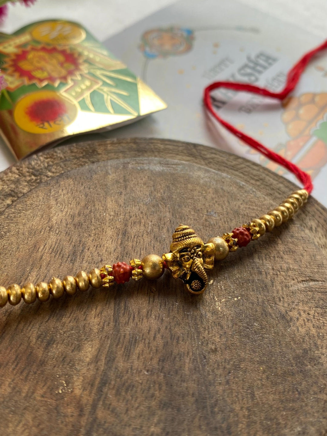 Ganesha Rudraksha Rakhi